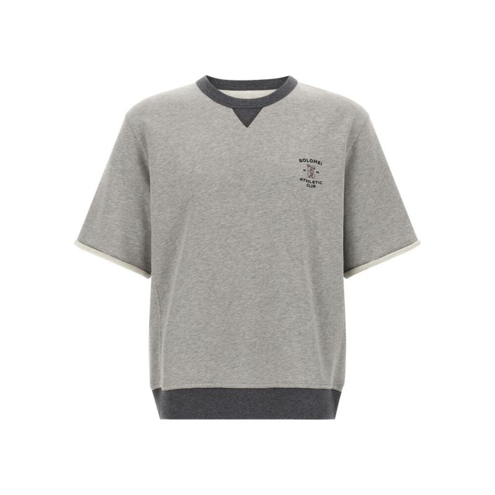 Brunello Cucinelli Gray Cotton Men's Sweatshirt